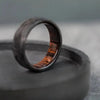 Forged Carbon Fiber and Ironwood Engagement Band - BerchJewelry