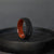 Snakewood Forged Carbon Wedding Band for Men - BerchJewelry