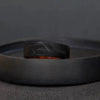 Snakewood Forged Carbon Wedding Band for Men - BerchJewelry