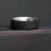 Titanium Forged Carbon Fiber Wedding Band for Men - BerchJewelry